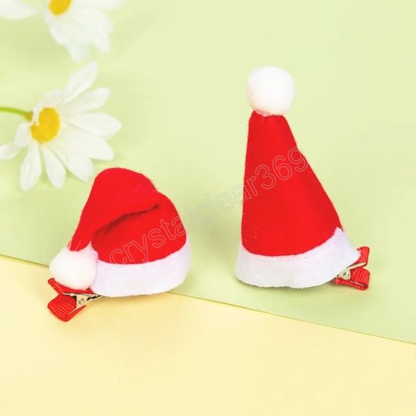 christmas hair clips red santa hat hairpin cute barrettes kids girls headwear hair jewelry accessories, Slivery;white
christmas hair clips red santa hat hairpin cute barrettes kids girls headwear hair jewelry accessories, Slivery;white
