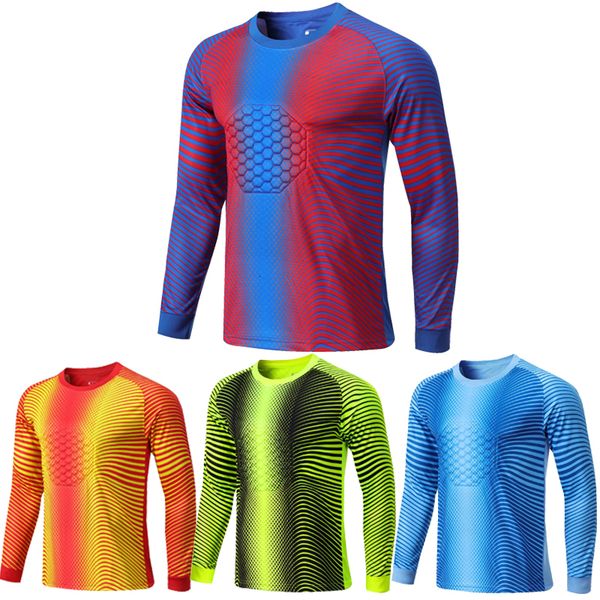outdoor tshirts men kids soccer jerseys sports rugby goalkeeper jersey youth survetement football boys goal keeper uniforms custom print 230, Gray;blue
outdoor tshirts men kids soccer jerseys sports rugby goalkeeper jersey youth survetement football boys goal keeper uniforms custom print 230, Gray;blue