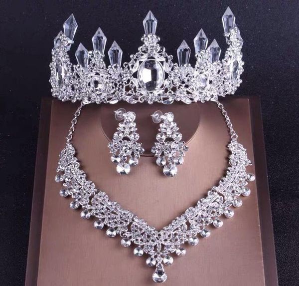 crown necklace earring set wedding bridal headpieces white crystal pillar rhinestones woman fashion accessories matching party pro3508323, Silver
crown necklace earring set wedding bridal headpieces white crystal pillar rhinestones woman fashion accessories matching party pro3508323, Silver