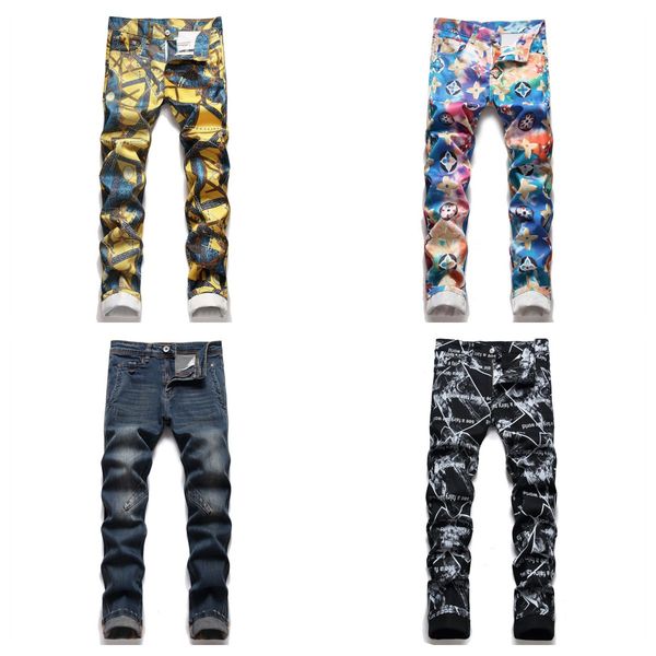 7 colors european and american men's designer ripped jeans hip-hop high street fashion fashion brand cycling motorcycle embroidery clos, Blue
7 colors european and american men's designer ripped jeans hip-hop high street fashion fashion brand cycling motorcycle embroidery clos, Blue