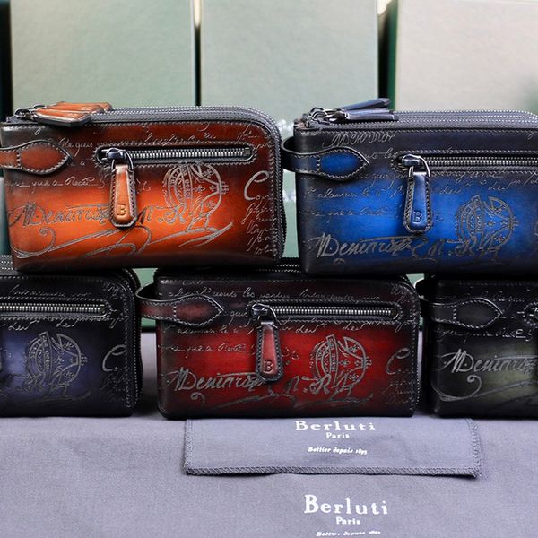 TIRIWA multifunctional calf leather handmade handbag with three spacious compartments for storing banknotes, mobile phones, and Clutch, Brown
TIRIWA multifunctional calf leather handmade handbag with three spacious compartments for storing banknotes, mobile phones, and Clutch, Brown