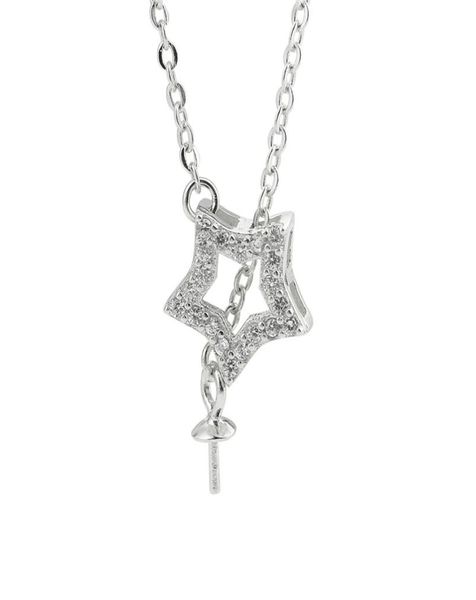 necklace blank 925 sterling silver chain pentagram star pendant and setting pin for pearls 5 pieces2338912, Slivery;crystal
necklace blank 925 sterling silver chain pentagram star pendant and setting pin for pearls 5 pieces2338912, Slivery;crystal