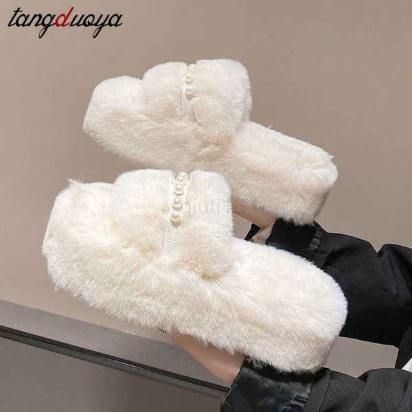 slippers warm fluffy home slippers women 2023 new winter fur slippers for women flat platform furry house indoor shoes korean slides, Black
slippers warm fluffy home slippers women 2023 new winter fur slippers for women flat platform furry house indoor shoes korean slides, Black