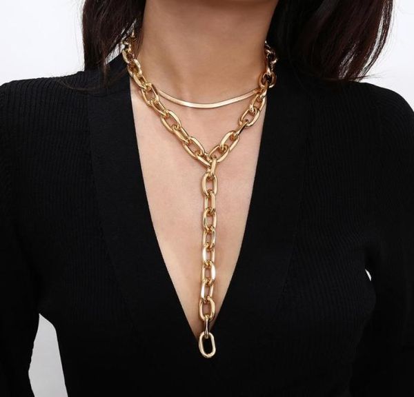 new ins fashion luxury exaggerated multi layer link chain long pendant choker statement designer necklace for women girls2659475, Silver
new ins fashion luxury exaggerated multi layer link chain long pendant choker statement designer necklace for women girls2659475, Silver