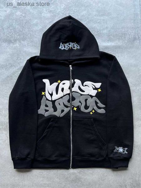 men's hoodies sweatshirts y2k hoodie men's hip hop print long sleeve letter zipper oversized sweatshirt 2023 new harajuku fashion, Black
men's hoodies sweatshirts y2k hoodie men's hip hop print long sleeve letter zipper oversized sweatshirt 2023 new harajuku fashion, Black