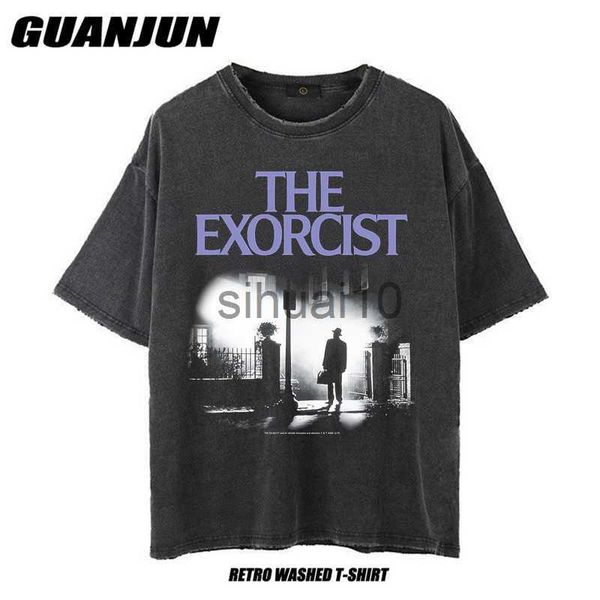 men's t-shirts hip hop men t-shirt the exorcist washed tshirt exorcist legend horror movie special tshirts harajuku oversized clothing, White;black
men's t-shirts hip hop men t-shirt the exorcist washed tshirt exorcist legend horror movie special tshirts harajuku oversized clothing, White;black