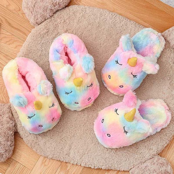 slippers women indoor warm colored cartoon unicorn slippers girl's home lovely plush soft shoes ladies funny furry comfortable slides h, Black
slippers women indoor warm colored cartoon unicorn slippers girl's home lovely plush soft shoes ladies funny furry comfortable slides h, Black