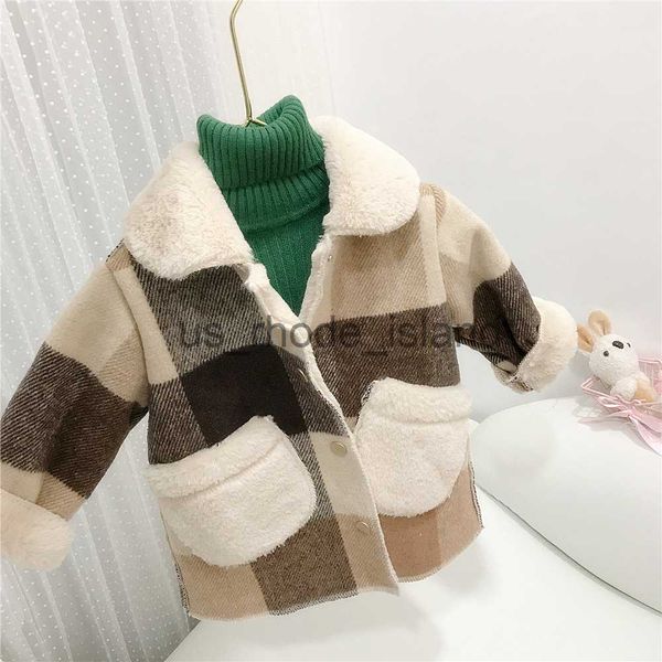 jackets girls woolen coat jacket cottonoutwear overcoat fur warm thicken plus velvet winter autumn children's clothin x0730, Blue;gray
jackets girls woolen coat jacket cottonoutwear overcoat fur warm thicken plus velvet winter autumn children's clothin x0730, Blue;gray