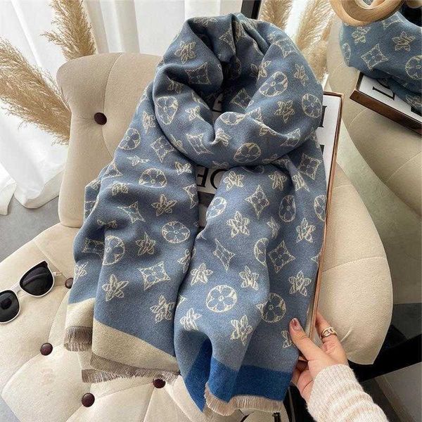 scarves 2023 winter imitation cashmere air-conditioned room long style wrapped with shawl double sided warm live scarf, Blue;gray
scarves 2023 winter imitation cashmere air-conditioned room long style wrapped with shawl double sided warm live scarf, Blue;gray