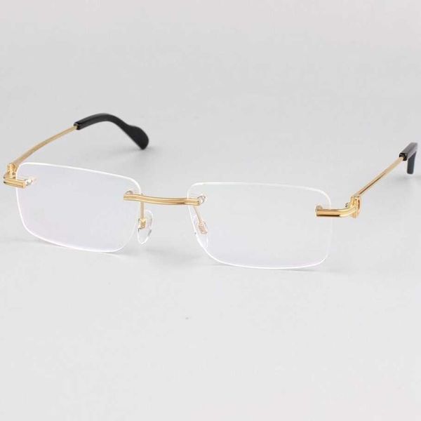 2023 new luxury designer sunglasses kajia series 0259 men's and women's fashion borderless myopia lens pure titanium business eye, White;black
2023 new luxury designer sunglasses kajia series 0259 men's and women's fashion borderless myopia lens pure titanium business eye, White;black
