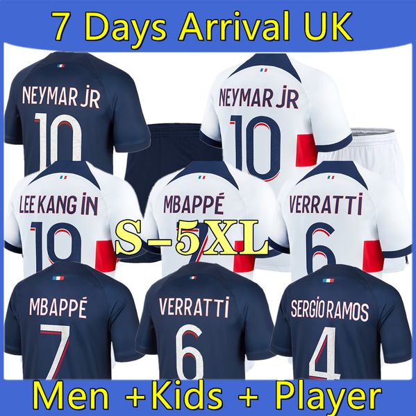 s-5xl mbappe player soccer jersey sergio ramos maillots de football 2023 2024 verratti marquinhos 2023 24 psgs hakimi kids kit shirt uniform, Black;yellow
s-5xl mbappe player soccer jersey sergio ramos maillots de football 2023 2024 verratti marquinhos 2023 24 psgs hakimi kids kit shirt uniform, Black;yellow