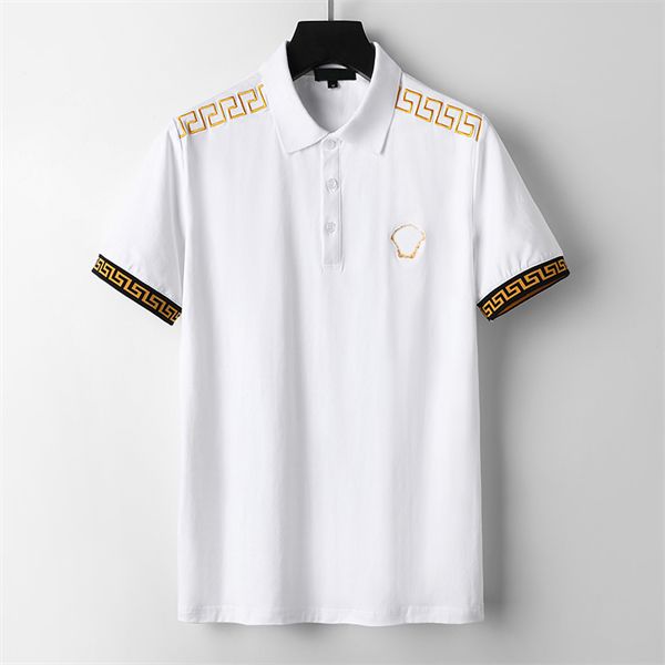 mens polos luxury designer men polo neck short sleeve high street fashion letter printed embroidery t shirt cotton shirt, White;black
mens polos luxury designer men polo neck short sleeve high street fashion letter printed embroidery t shirt cotton shirt, White;black