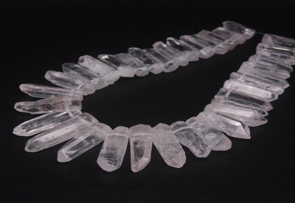 3538pcsstrand large size raw clear crystal quartz drilled pointspolished natural gems tusk stick spike pendant beads bulk 21339548, Black
3538pcsstrand large size raw clear crystal quartz drilled pointspolished natural gems tusk stick spike pendant beads bulk 21339548, Black