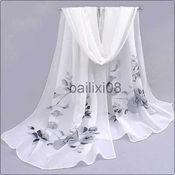 scarves 2021 spring and summer women scarf new pashmina shawl printed cape silk chiffon polyester tippet muffler 60*160cm j230801, Blue;gray 
scarves 2021 spring and summer women scarf new pashmina shawl printed cape silk chiffon polyester tippet muffler 60*160cm j230801, Blue;gray