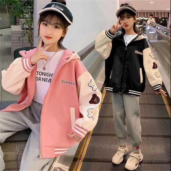 jackets girls baseball hooded jackets for 5-14 years old teens clothes for teenage girls sports outerwear coat spring kids jacket 230731, Blue;gray
jackets girls baseball hooded jackets for 5-14 years old teens clothes for teenage girls sports outerwear coat spring kids jacket 230731, Blue;gray