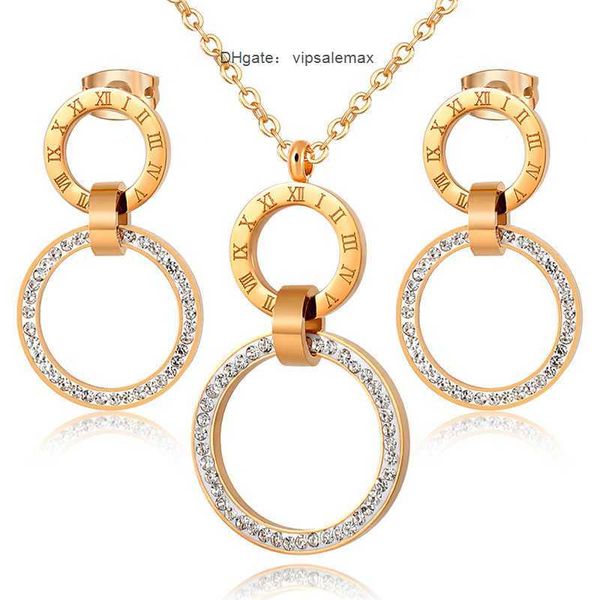 carlidana luxury popular stainless steel hollow necklace roman numerals earring set for women jeweilry gift non-fading wholesale, Silver
carlidana luxury popular stainless steel hollow necklace roman numerals earring set for women jeweilry gift non-fading wholesale, Silver