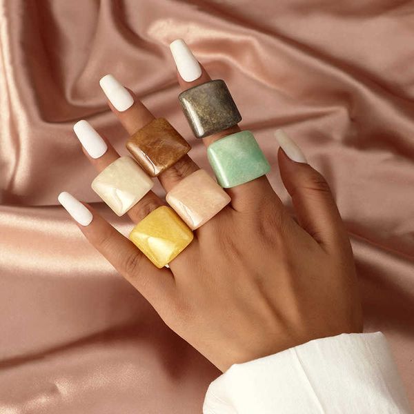 30pcs resin small cold air index finger ring, fashionable and elegant, simple and trendy acrylic ring, new ethnic and various color jewelry, Silver
30pcs resin small cold air index finger ring, fashionable and elegant, simple and trendy acrylic ring, new ethnic and various color jewelry, Silver