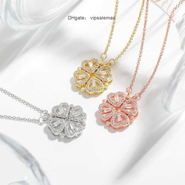 carlidana transform luxury four leaf clover pendant necklace stainless steel crystal gold color heart jewelry for women gift, Silver
carlidana transform luxury four leaf clover pendant necklace stainless steel crystal gold color heart jewelry for women gift, Silver