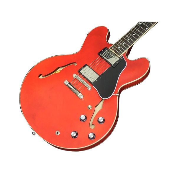 e s 335 satin satin cherry 2021 electric guitar as same of the pictures