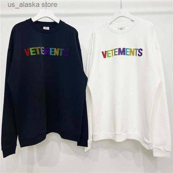 men's hoodies sweatshirts vetements flocking color letter sweatshirt men 1 1 vetements heavy fabric women hoodie vtm crewneck hoodies t, Black
men's hoodies sweatshirts vetements flocking color letter sweatshirt men 1 1 vetements heavy fabric women hoodie vtm crewneck hoodies t, Black