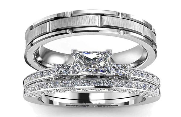 wedding rings couple women039s classic square zircon engagement ring set men039s 8mm stainless steel silver color groove c1547631, Slivery;golden
wedding rings couple women039s classic square zircon engagement ring set men039s 8mm stainless steel silver color groove c1547631, Slivery;golden