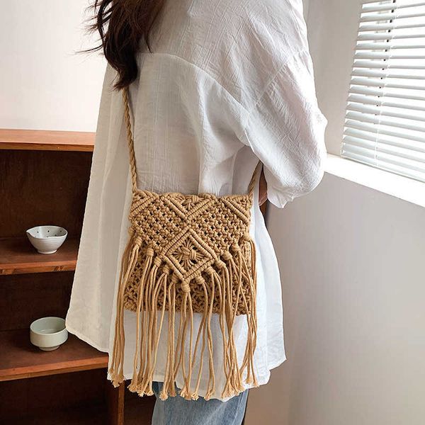 tassel woven bohemian bag for women in autumn 2023 new fashion cotton rope bag seaside vacation crossbody shoulder bag
tassel woven bohemian bag for women in autumn 2023 new fashion cotton rope bag seaside vacation crossbody shoulder bag