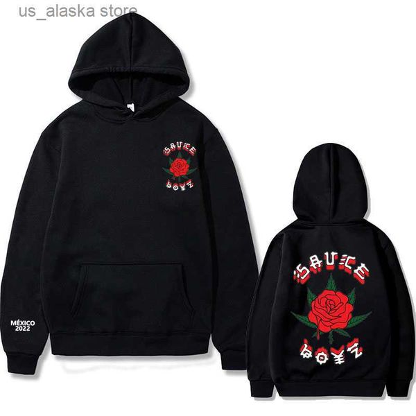 men's hoodies sweatshirts usa rapper eladio carrion print hoodie rose flower graphics hoodies men women sauce boyz music album sweatshi, Black
men's hoodies sweatshirts usa rapper eladio carrion print hoodie rose flower graphics hoodies men women sauce boyz music album sweatshi, Black