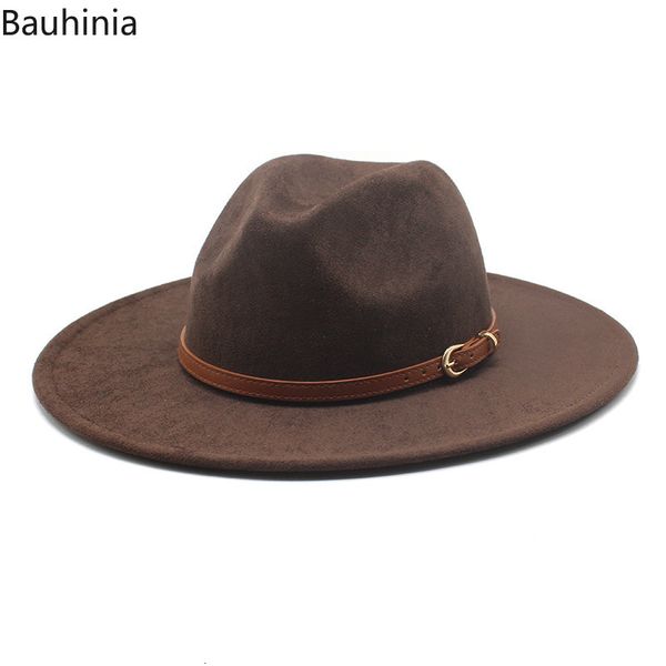 wide brim hats bucket bauhinia for women vintage suede felt fedora hat panama western cowboy winter gentleman formal men chapeu feminino 230, Blue;gray
wide brim hats bucket bauhinia for women vintage suede felt fedora hat panama western cowboy winter gentleman formal men chapeu feminino 230, Blue;gray