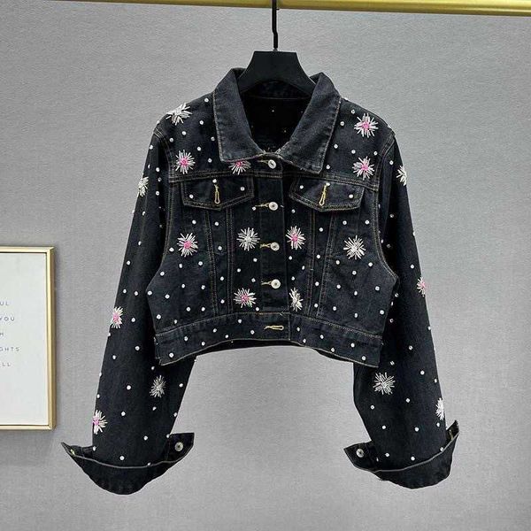 luxury clothing women denim jackets classic metal buckle denim coat designer jacket high version clothing womens pin bead embroidery punk st, Black;brown
luxury clothing women denim jackets classic metal buckle denim coat designer jacket high version clothing womens pin bead embroidery punk st, Black;brown