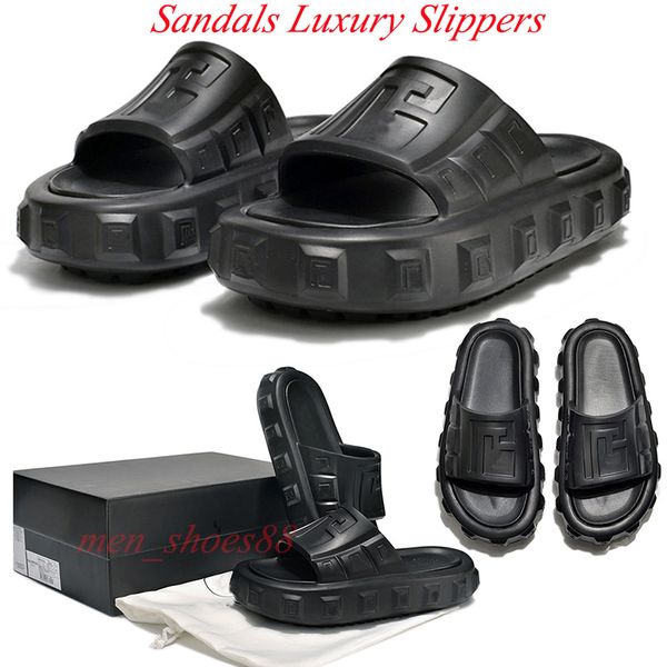 2023 designer platform rubber slides black white sandal fashion mens slippers womens sandals flat sliede 36-45
2023 designer platform rubber slides black white sandal fashion mens slippers womens sandals flat sliede 36-45