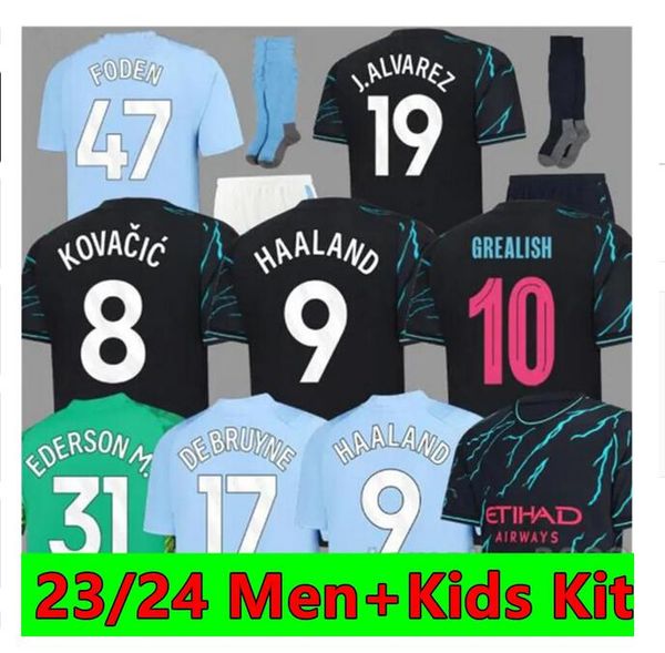 23 24 manchester haaland soccer jerseys grealish rodrigo kovacic mans cities mahrez fans player version de bruyne foden football shirt kids, Black;yellow
23 24 manchester haaland soccer jerseys grealish rodrigo kovacic mans cities mahrez fans player version de bruyne foden football shirt kids, Black;yellow