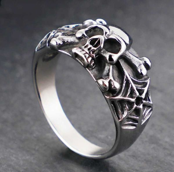 gothic steel skull rings man punk rock skeleton men ring male party jewelry accessories, Silver
gothic steel skull rings man punk rock skeleton men ring male party jewelry accessories, Silver
