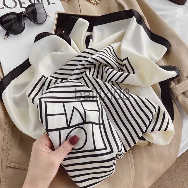 scarves blk white stripe women silk scarf neck hair band thin square head tie print scarves lady foulard head band 70cm j230801, Blue;gray
scarves blk white stripe women silk scarf neck hair band thin square head tie print scarves lady foulard head band 70cm j230801, Blue;gray