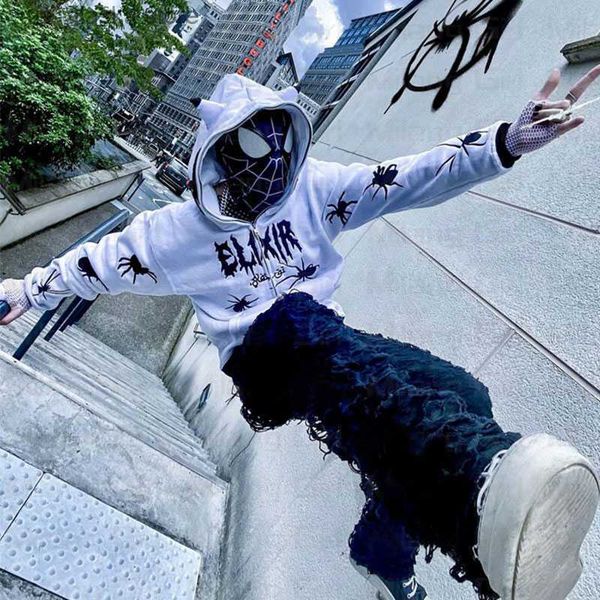men's hoodies sweatshirts harajuku hip hop punk sweatshirt hoodies full back spider web printed men oversized y2k pullover winter hoodi, Black
men's hoodies sweatshirts harajuku hip hop punk sweatshirt hoodies full back spider web printed men oversized y2k pullover winter hoodi, Black