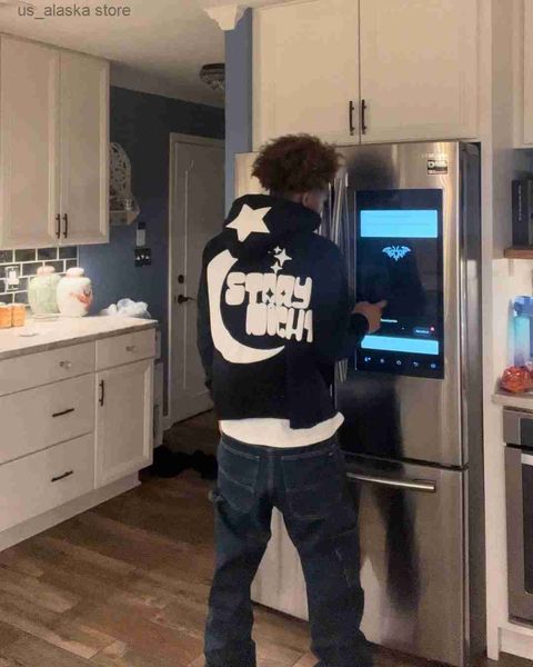 men's sweaters 2023 letter star printed sweater men's personalized warm spring and autumn casual street pullover hooded sweater fe, White;black
men's sweaters 2023 letter star printed sweater men's personalized warm spring and autumn casual street pullover hooded sweater fe, White;black