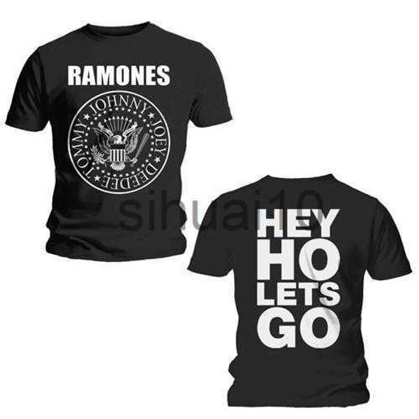 men's t-shirts ramone hey ho lets go back print black t-shirt (medium) j230731, White;black
men's t-shirts ramone hey ho lets go back print black t-shirt (medium) j230731, White;black