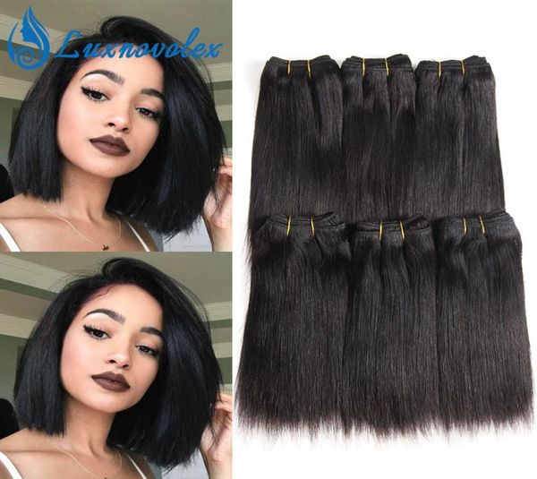 straight brazilian hair 6 bundles body wave deep wave kinky curly short human hair weave bundles human hair extensions 8 inch 50g3082481, Black
straight brazilian hair 6 bundles body wave deep wave kinky curly short human hair weave bundles human hair extensions 8 inch 50g3082481, Black