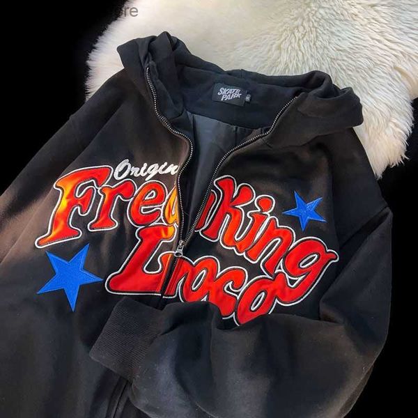 men's hoodies sweatshirts vintage casual y2k cardigan hoodies men and women winter zipper long sleeve hooded sweatshirt loose lazy styl, Black
men's hoodies sweatshirts vintage casual y2k cardigan hoodies men and women winter zipper long sleeve hooded sweatshirt loose lazy styl, Black