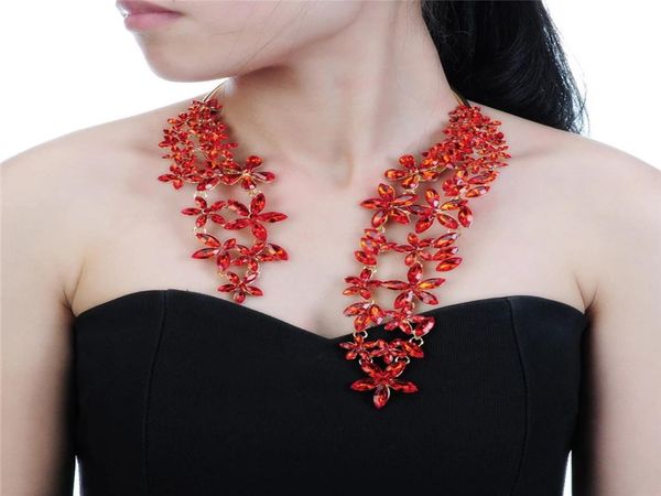 luxury big necklace for women fashion novelty jewelry with flower crystal and gem maxi statement choker 1 pc cuff collar choker8228141, Golden;silver
luxury big necklace for women fashion novelty jewelry with flower crystal and gem maxi statement choker 1 pc cuff collar choker8228141, Golden;silver