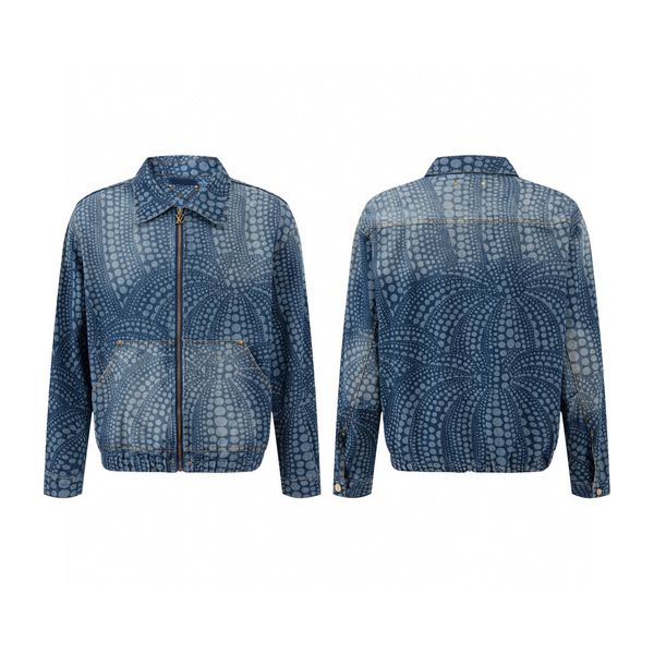 men designer coat jacket denim dots lotus leaf letter jacquard long sleeve women gray black white blue m-2xl, Black;brown
men designer coat jacket denim dots lotus leaf letter jacquard long sleeve women gray black white blue m-2xl, Black;brown