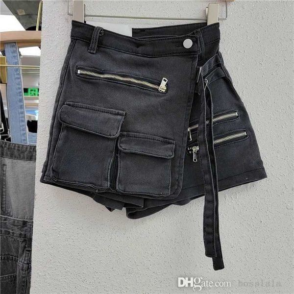 2023 fashion womens shorts skirts elastic jeans irregular multi pocket cargo pants zipper bag shorts spring summer new denim skirt pants, Black
2023 fashion womens shorts skirts elastic jeans irregular multi pocket cargo pants zipper bag shorts spring summer new denim skirt pants, Black