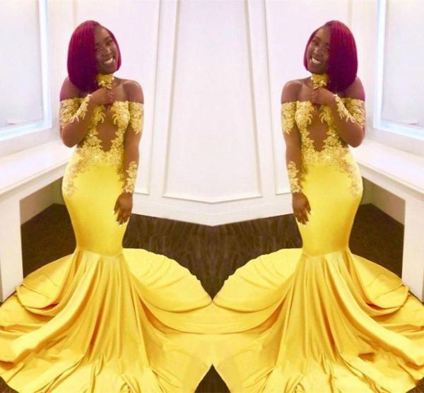 beautiful mermaid arabic evening dresses sheer long sleeve yellow lace plus size 2018 saudi african prom party women gowns formal 2724115, Black;red
beautiful mermaid arabic evening dresses sheer long sleeve yellow lace plus size 2018 saudi african prom party women gowns formal 2724115, Black;red