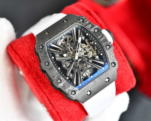 rm12-01 real tourbillon watch fantasic superb men wrist watches 9l6p high-end quality mechanical uhr ntpt all carbon fiber case montre richa, Slivery;brown
rm12-01 real tourbillon watch fantasic superb men wrist watches 9l6p high-end quality mechanical uhr ntpt all carbon fiber case montre richa, Slivery;brown