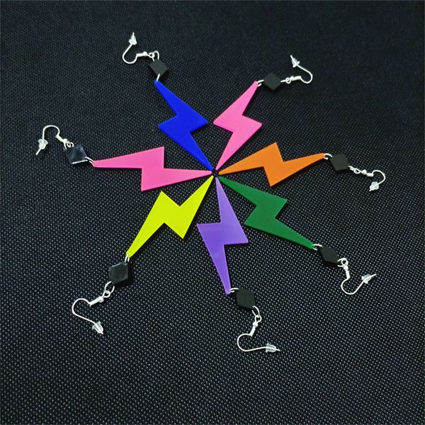 candy summer lightning acrylic drop earrings for women pink blue green yellow purple orange cute jewelry accessories, Silver
candy summer lightning acrylic drop earrings for women pink blue green yellow purple orange cute jewelry accessories, Silver