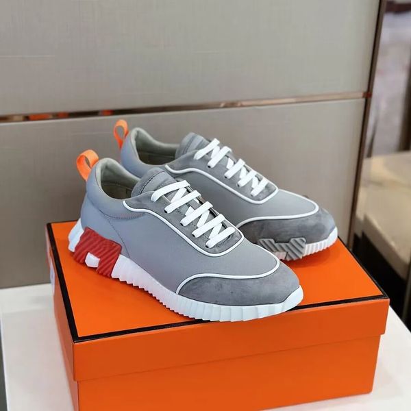 italy design men bouncing sneaker shoes nappa leather technical jersey & suede goatskin low trainers comfort party dress walking with box, Black
italy design men bouncing sneaker shoes nappa leather technical jersey & suede goatskin low trainers comfort party dress walking with box, Black