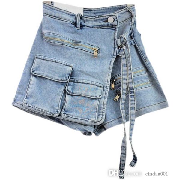 fashion womens shorts skirts elastic jeans irregular multi pocket cargo pants zipper bag shorts spring summer new denim skirt pants, Black
fashion womens shorts skirts elastic jeans irregular multi pocket cargo pants zipper bag shorts spring summer new denim skirt pants, Black