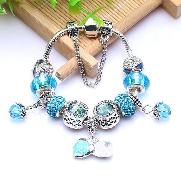 designer bracelet 925 silver plated heart charm and flower charm bracelet pandora charm bracelet gift jewelry fashion trend jewelry gift, Golden;silver
designer bracelet 925 silver plated heart charm and flower charm bracelet pandora charm bracelet gift jewelry fashion trend jewelry gift, Golden;silver