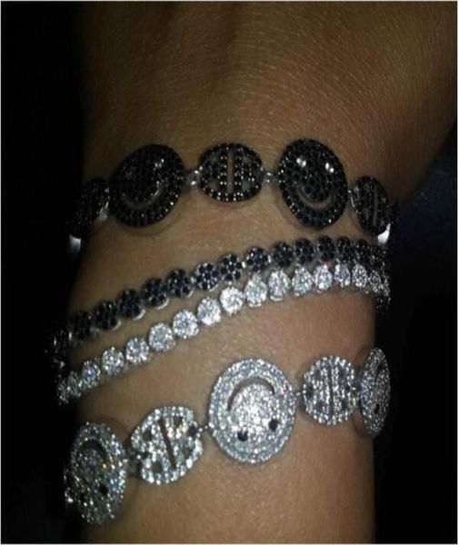link chain sparking bling jewelry prong setting tiny cubic zirconia cz zircon crystal happy face teen girl adjustable bracelets f17809587, Black
link chain sparking bling jewelry prong setting tiny cubic zirconia cz zircon crystal happy face teen girl adjustable bracelets f17809587, Black