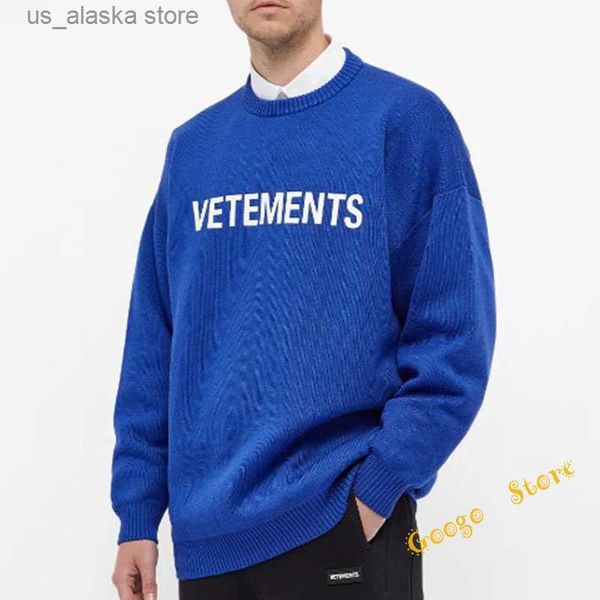 men's sweaters classic print vetements knitted sweater men women 1 1 black blue vetements sweatshirts thick fabric oversized vtm crewne, White;black
men's sweaters classic print vetements knitted sweater men women 1 1 black blue vetements sweatshirts thick fabric oversized vtm crewne, White;black