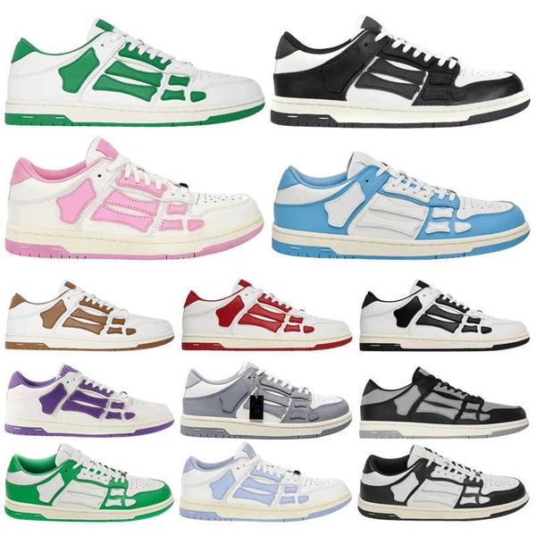 women sports men designer casual shoes skel low shoes bones leather sneakers luxury skeleton red white black brown couple original trainers
women sports men designer casual shoes skel low shoes bones leather sneakers luxury skeleton red white black brown couple original trainers
